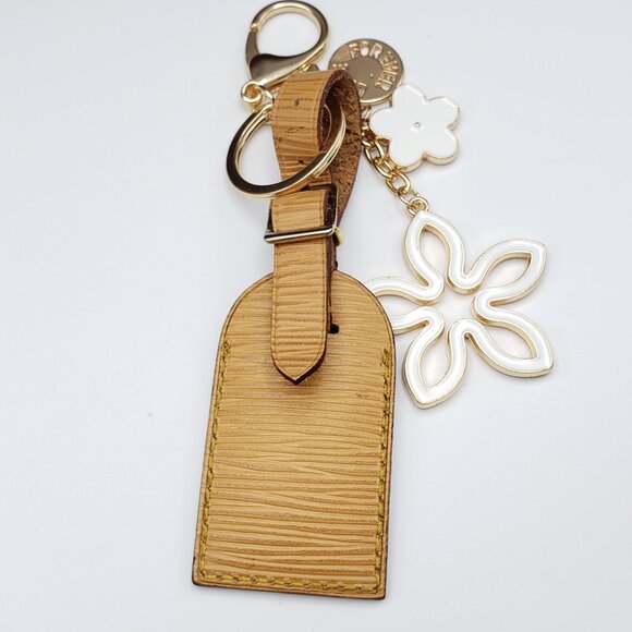 Authentic Louis Vuitton Luggage Nametag with Unbranded Keycharm - Picture 7 of 12